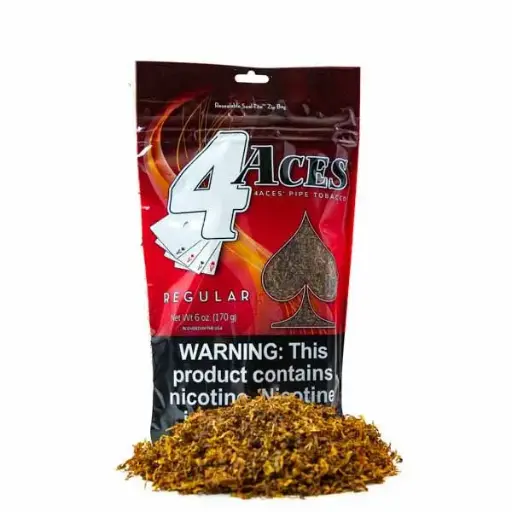 4 ACES 6.oz PIPE TOBACCO BAGS 