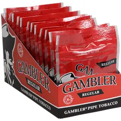 Gambler Pipe Tobacco 1.oz Pouches 12ct Box