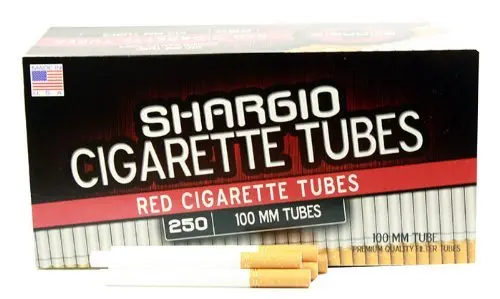 SHARGIO 100MM CIGARETTE TUBES 250CT IN BOX