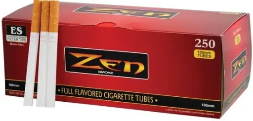 ZEN SMOKE 100mm Full FLAVORED CIGARETTE TUBES 