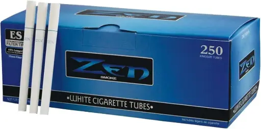 ZEN SMOKE 250KING-SIZE WHITE CIGARETTE TUBES 