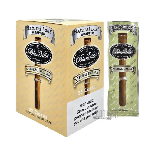 BLUNTVILLE NATURAL LEAF WRAPPED 25CT