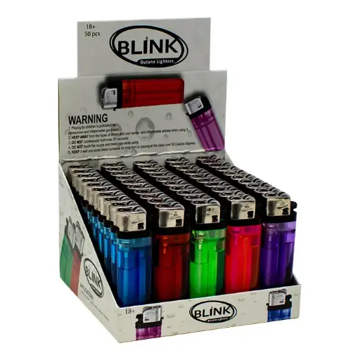 BLINK BUTANE LIGHTERS 50PCS 