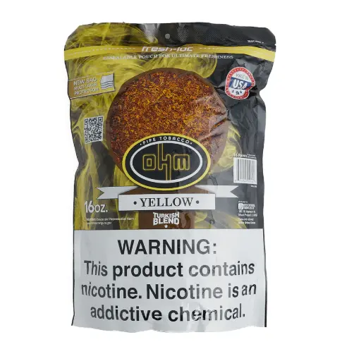 OHM 16.oz PIPE TOBACCO TURKISH BLEND BAGS 