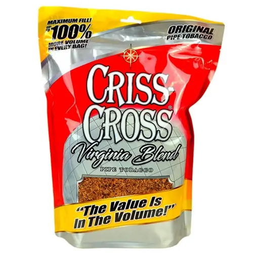 CRISS CROSS VIRGINA BLEND PIPE TOBACCO 3.oz 
