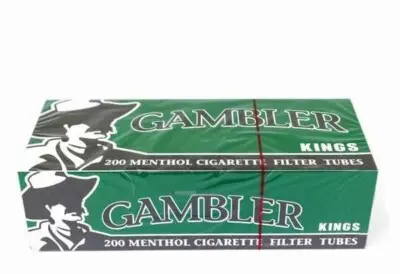 GAMBLER KING-SIZE MENTHOL CIGARETTE TUBES