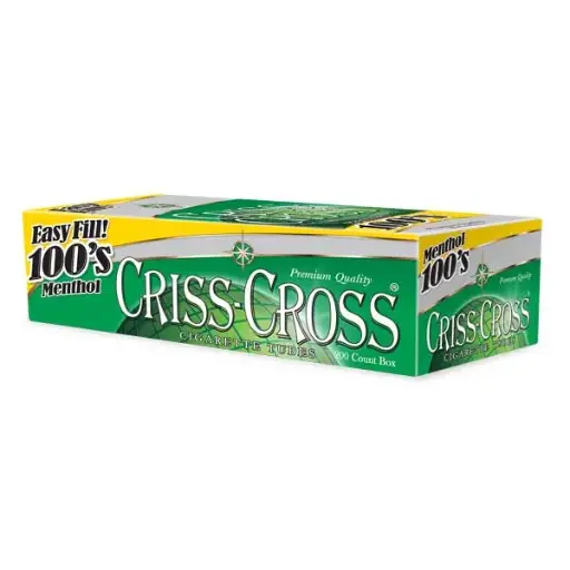 CRISS CROSS MENTHOL 100'S SIZE TUBES 