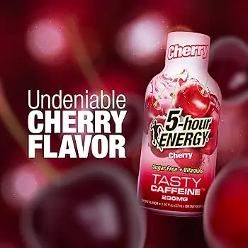 5-HOUR ENERGY REGULAR SUGAR FREE VITAMINS. 230MG CAFFEINE