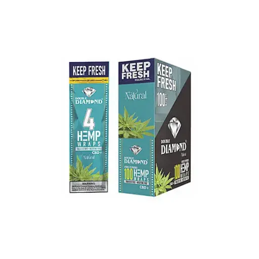 DOUBLE DIAMOND 100 HEMP WRAPS CBD+